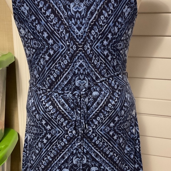 Motherhood Maternity Navy Patterned Maxi Dress - Picture 7 of 9